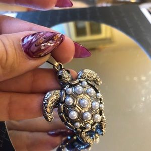 Pearl Turtle Necklace